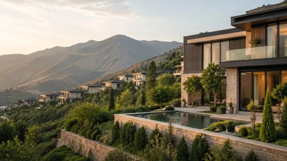 فروش زمین باغ ویلا خانه در ناران لواسان
